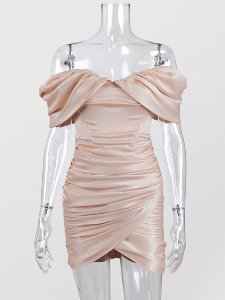 Elegantes schulterfreies Abendkleid