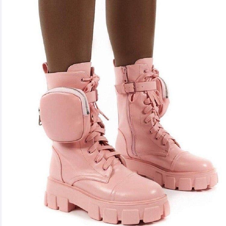 Bottes Chunky - Rose