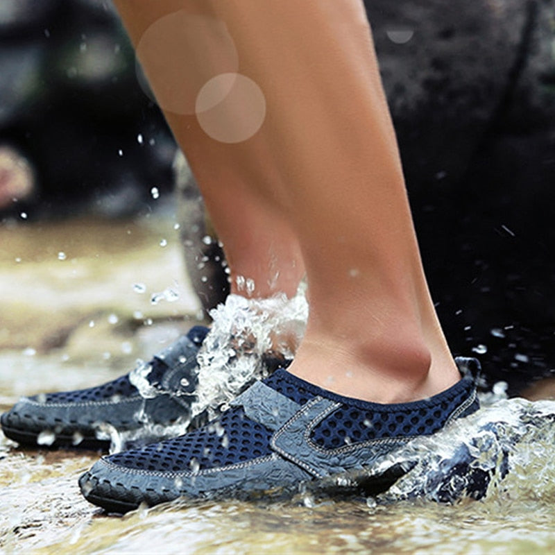 Lässige, flache, handgefertigte Schuhe für Herren – Trigo