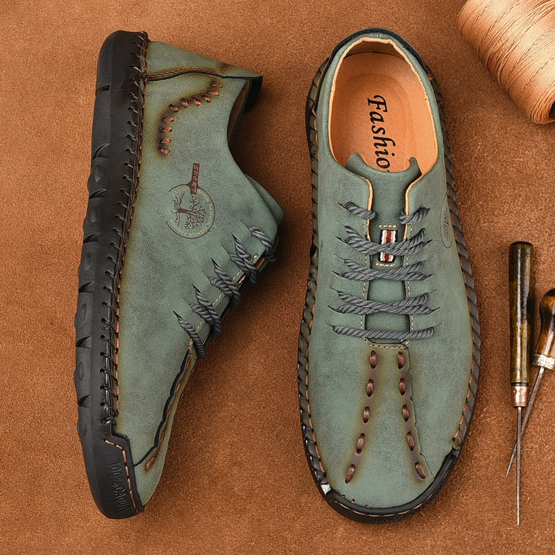 Mocassins en cuir faits à la main pour hommes