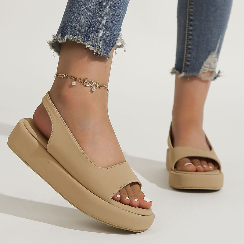Lässige Sandalen mit Riemen hinten für Damen – Arkiss