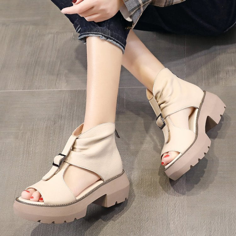 PU-Keilsandalen für Damen - Boty
