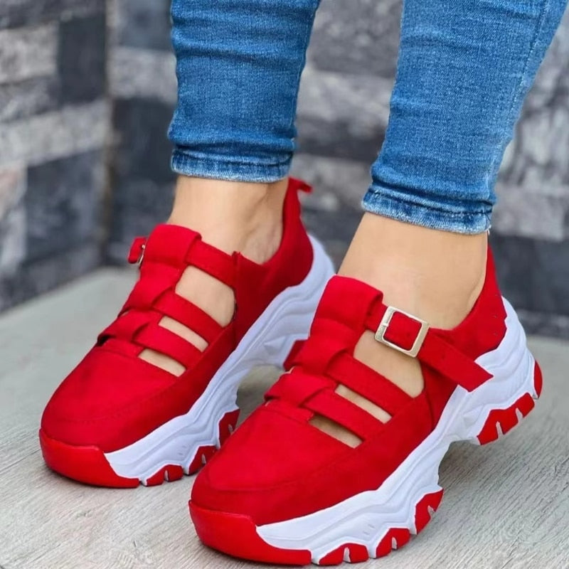 Chaussures orthopédiques respirantes à boucle évidée pour Femmes - Octopus