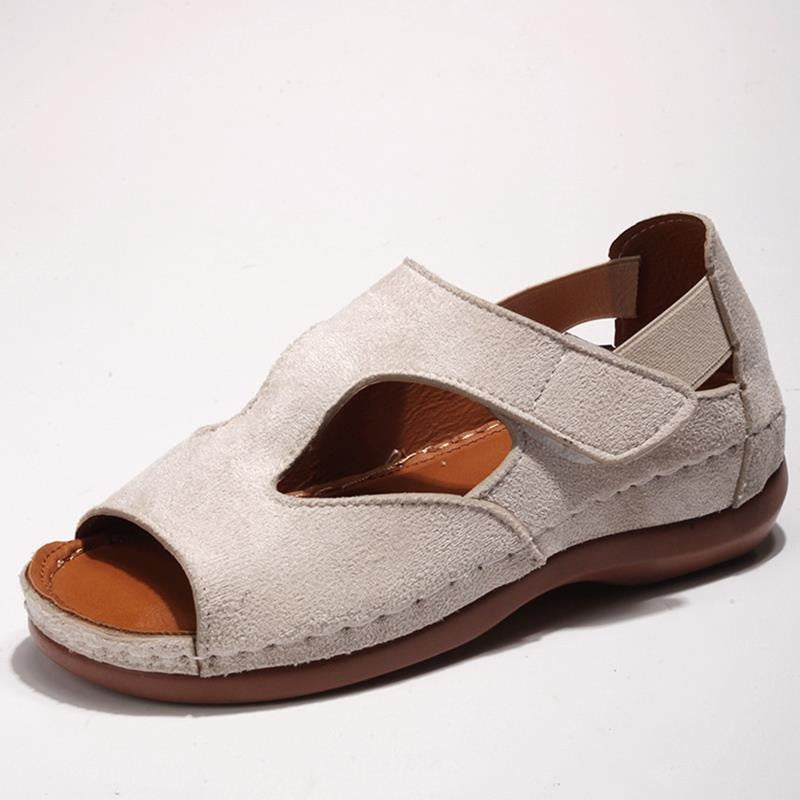Stilvolle orthopädische Schuhe mit niedrigem Absatz für Damen – Moosty