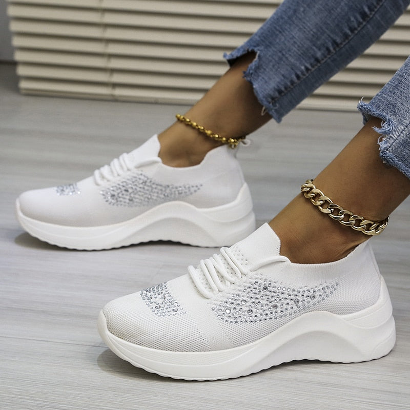 Women's Casual Glitter Walking Shoes