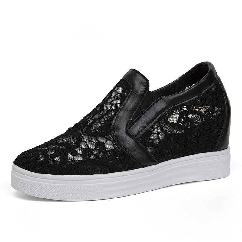 Chaussures en dentelle Blanca