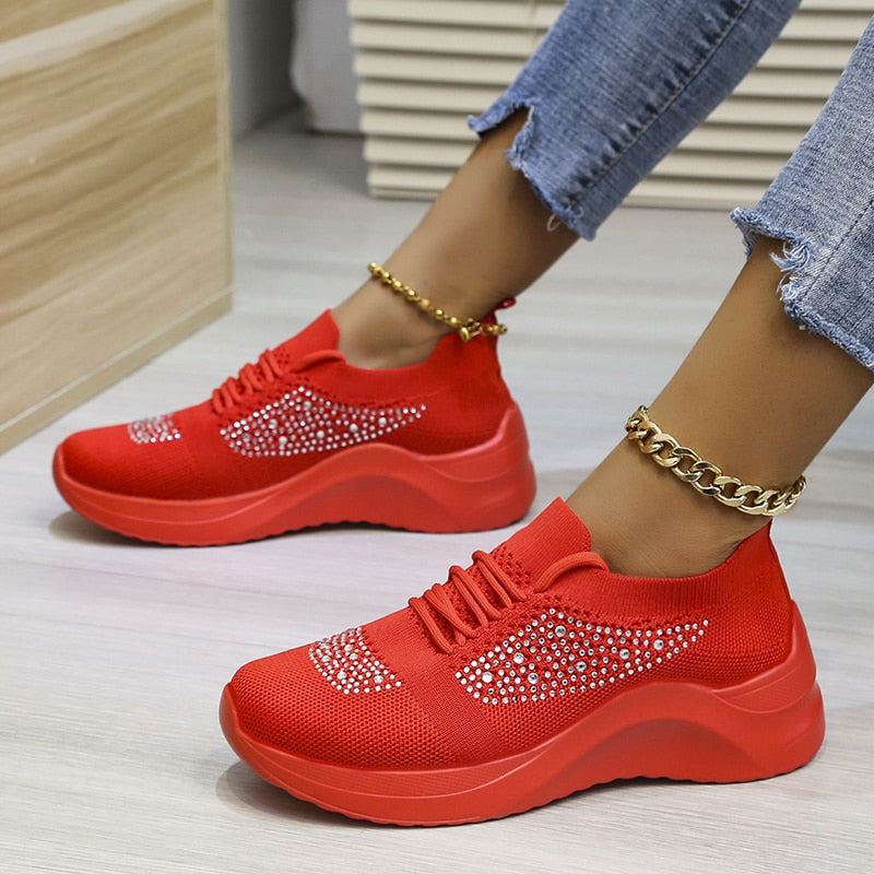 Women's Casual Glitter Walking Shoes