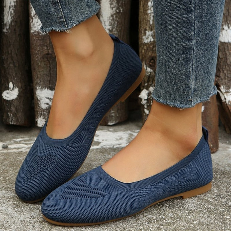 Bequeme orthopädische Schuhe mit rundem Kopf für Damen – Boochy