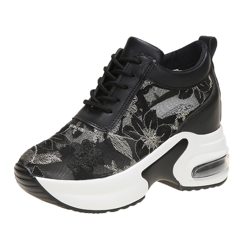 Chaussures confortables en dentelle