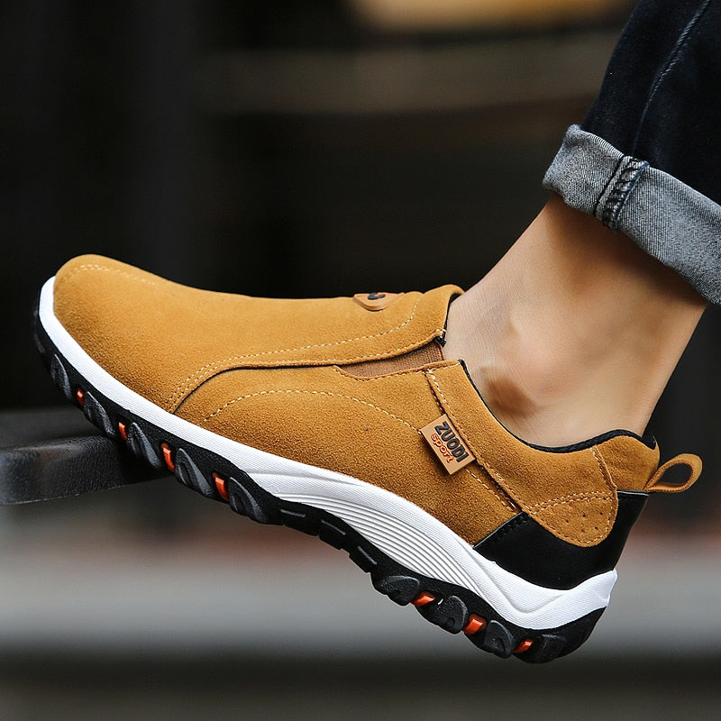 Bequeme orthopädische Herrenschuhe Zuodi