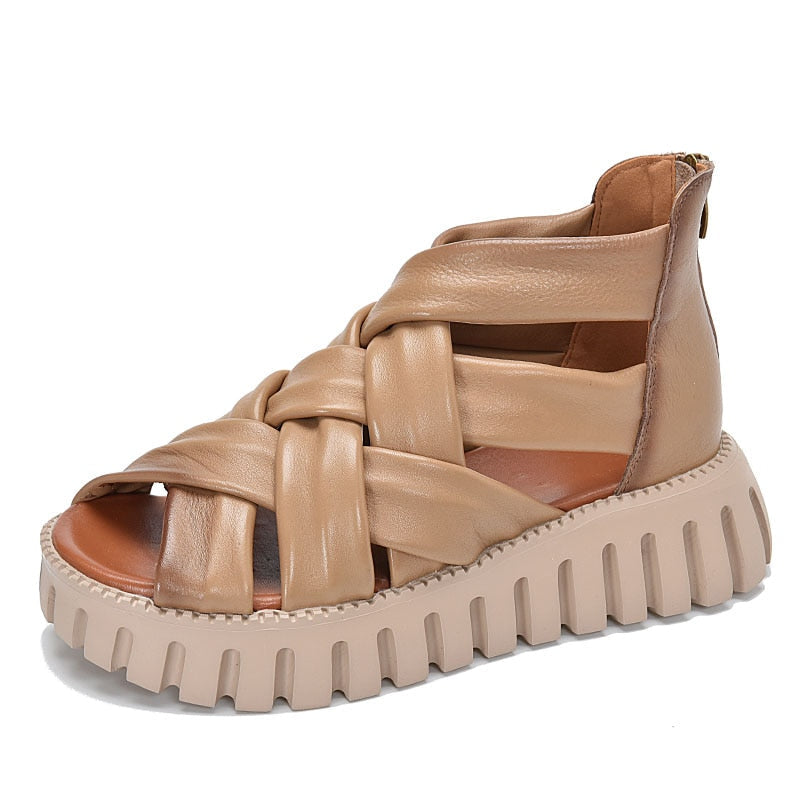 Sommer-Gladiator-Sandalen für Damen – Salsy