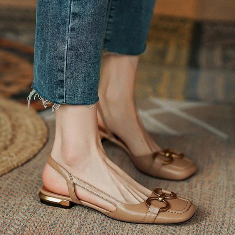 Sandales à Talons Bas pour Femme - Zenya