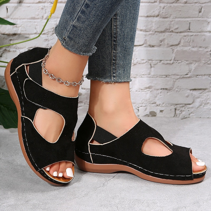 Sandales à semelles compensées pour femmes - Symla