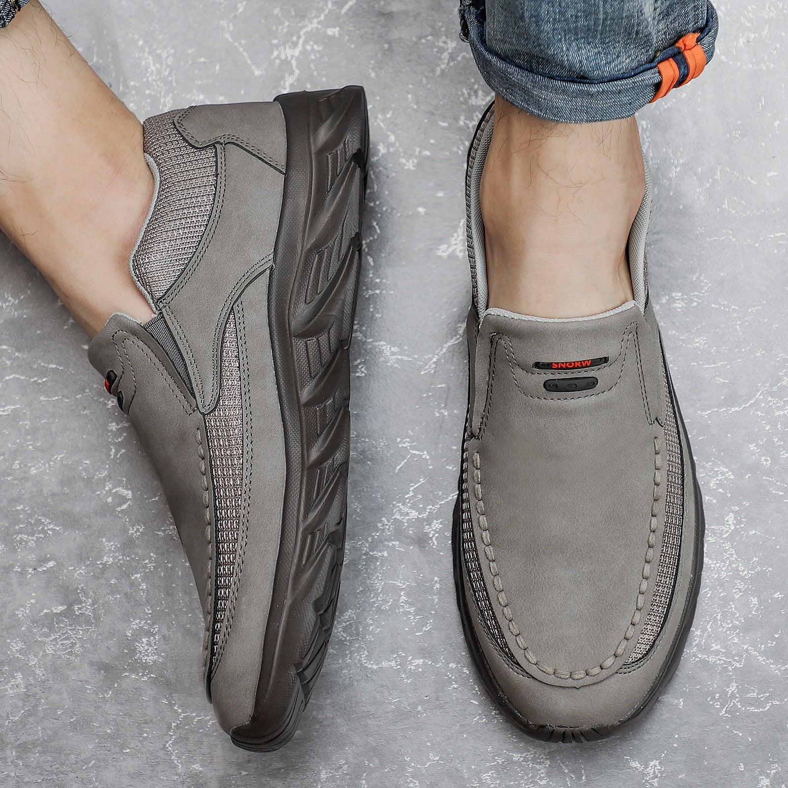 Lässige Lederschuhe für Herren - Airdas -