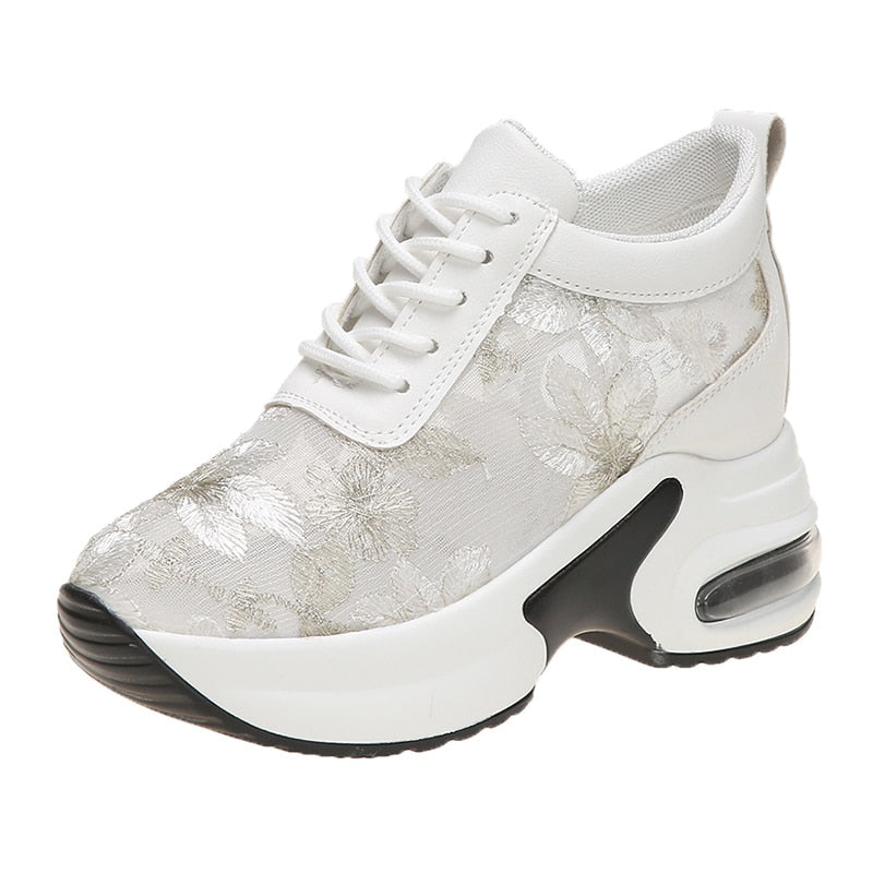 Chaussures confortables en dentelle