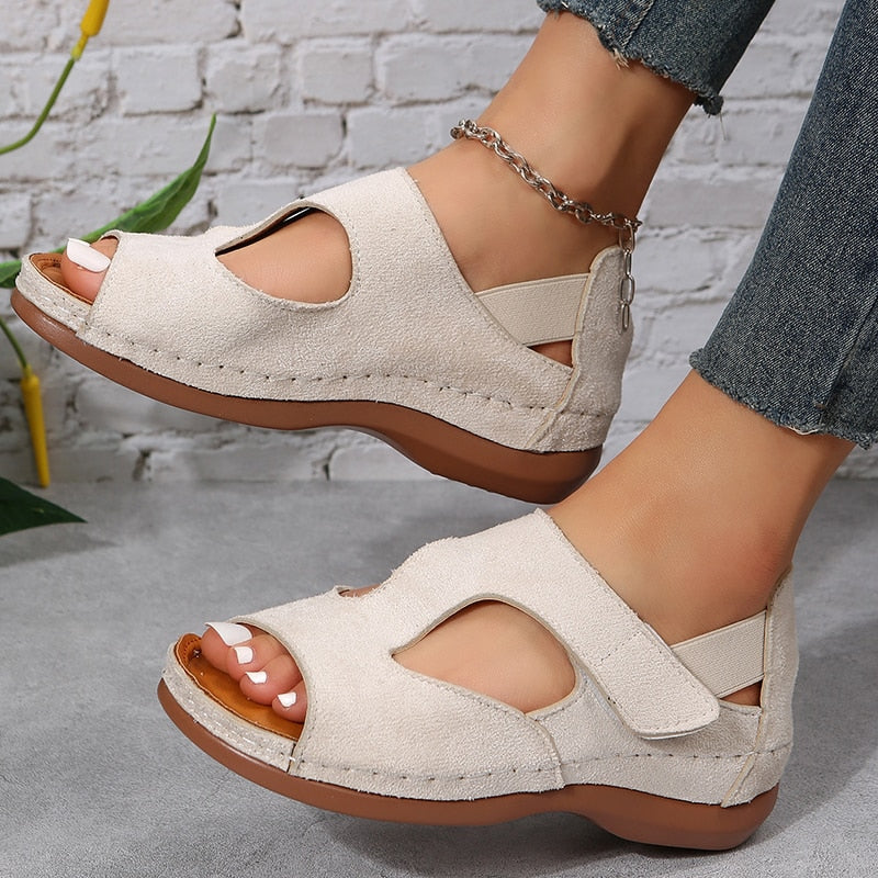 Sandales à semelles compensées pour femmes - Symla