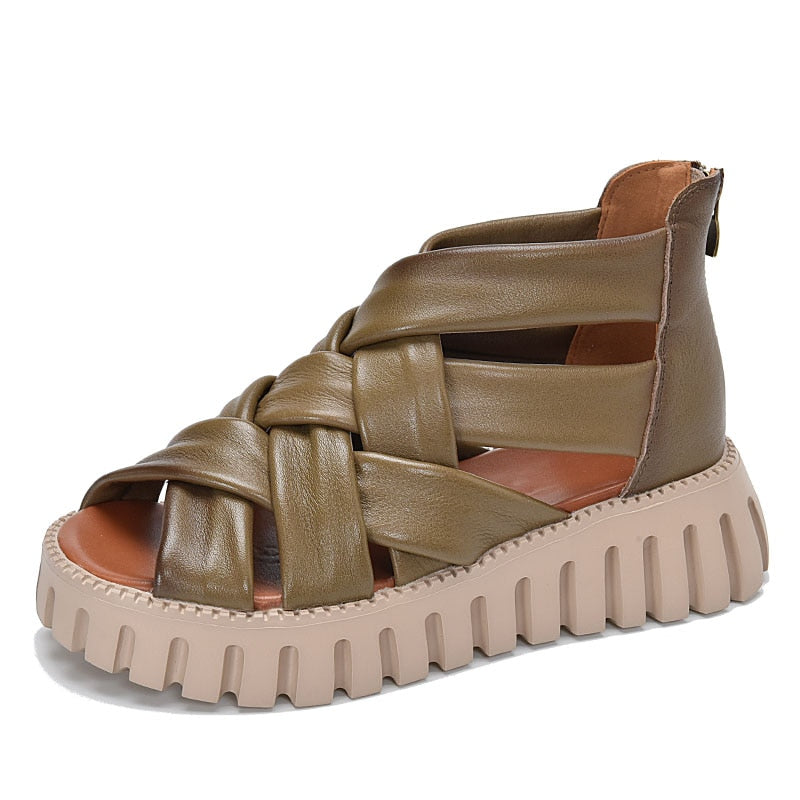 Sommer-Gladiator-Sandalen für Damen – Salsy