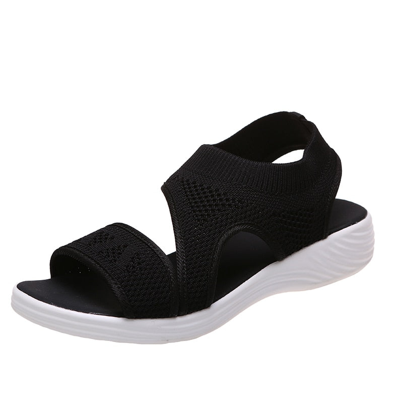 Bequeme Sandalen mit Keilabsatz für Damen – Kallyo