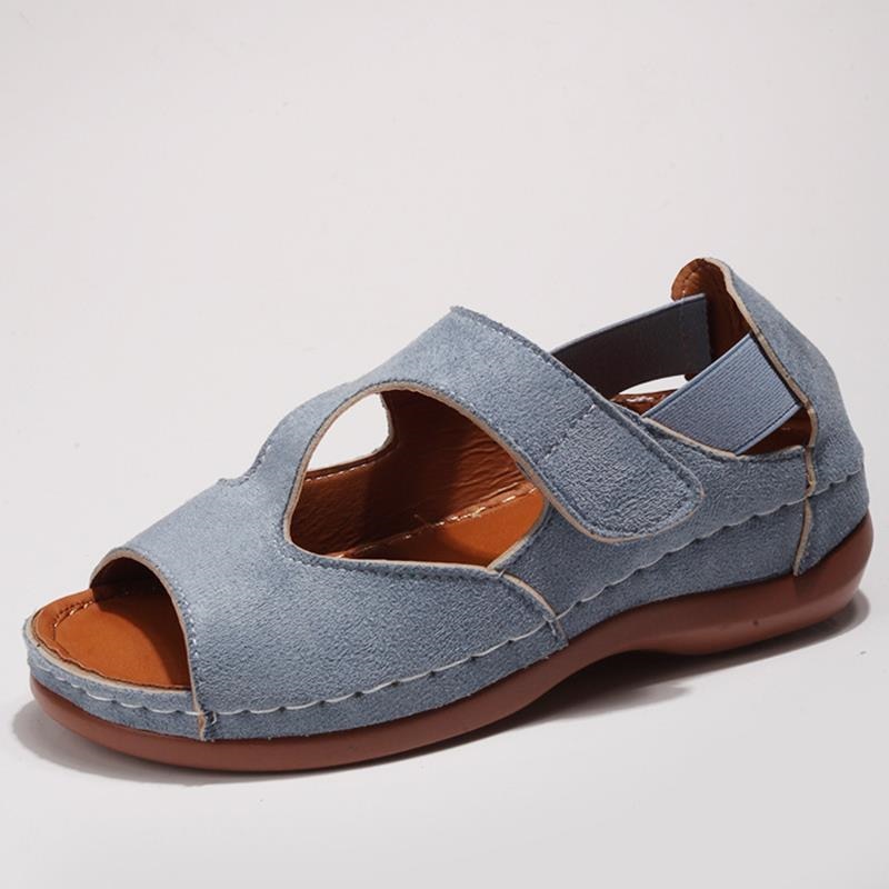 Stilvolle orthopädische Schuhe mit niedrigem Absatz für Damen – Moosty