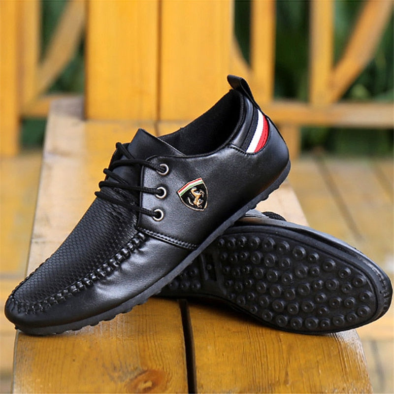 Herrenschuhe - tänzelndes Pferd