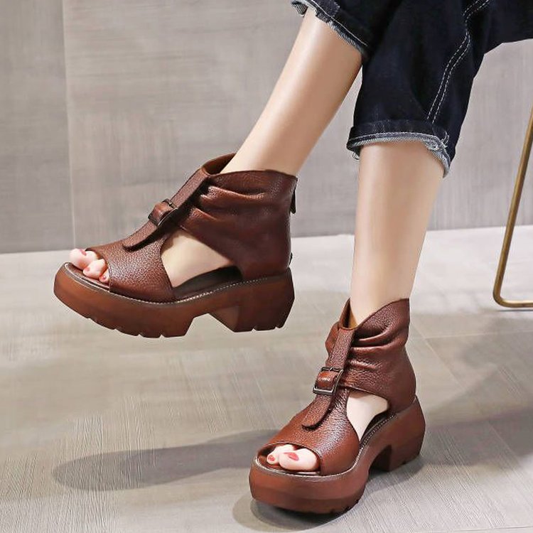 PU-Keilsandalen für Damen - Boty