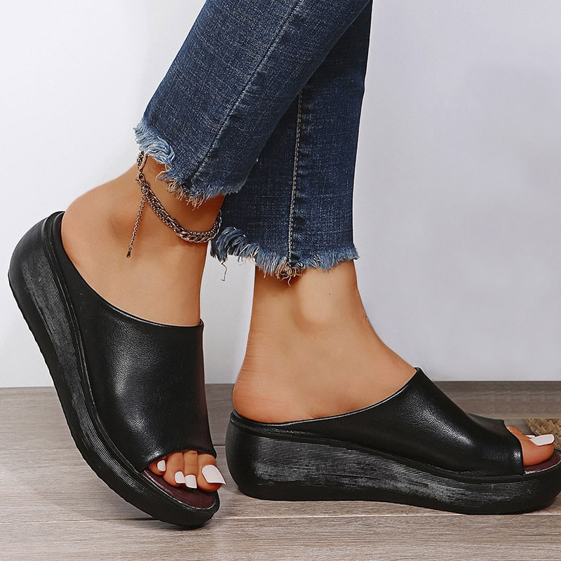 Plateau-Keilsandalen für Damen – Verra