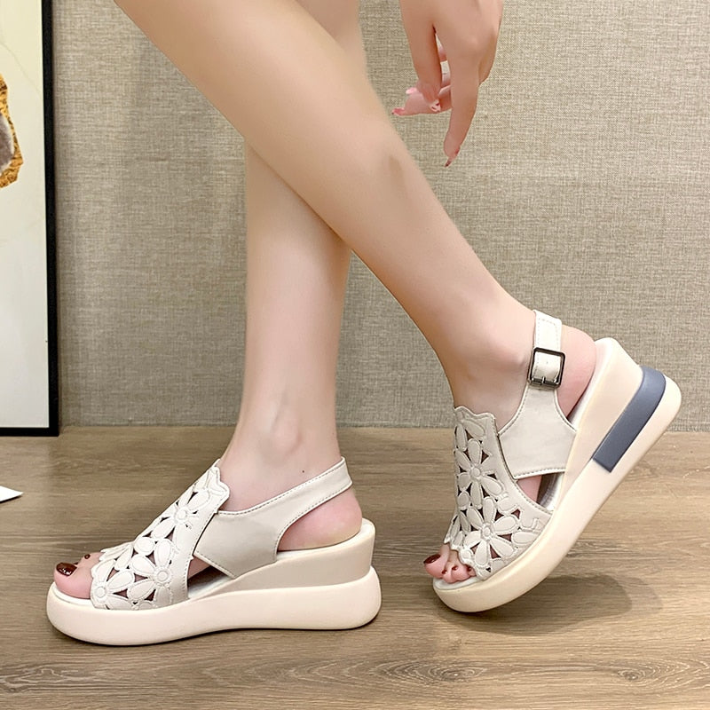 Keilsandalen für Damen - Aspira