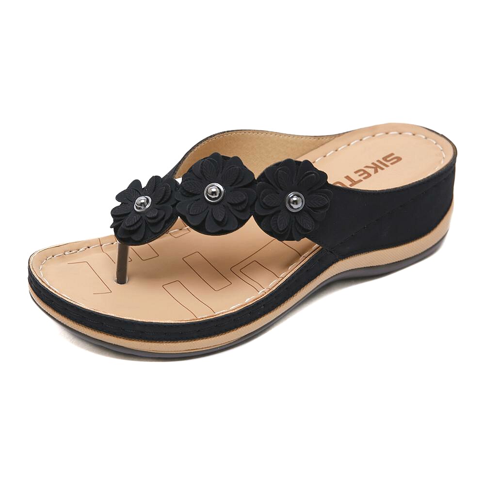 Tongs Orthopédiques pour Femmes, Style Bohême