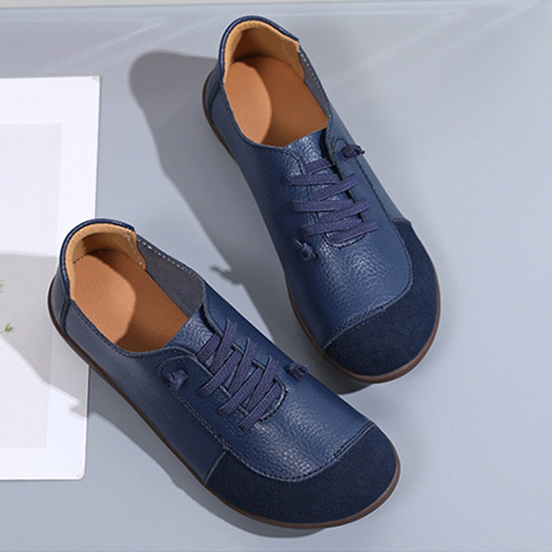 Chaussures orthopédiques à enfiler en cuir