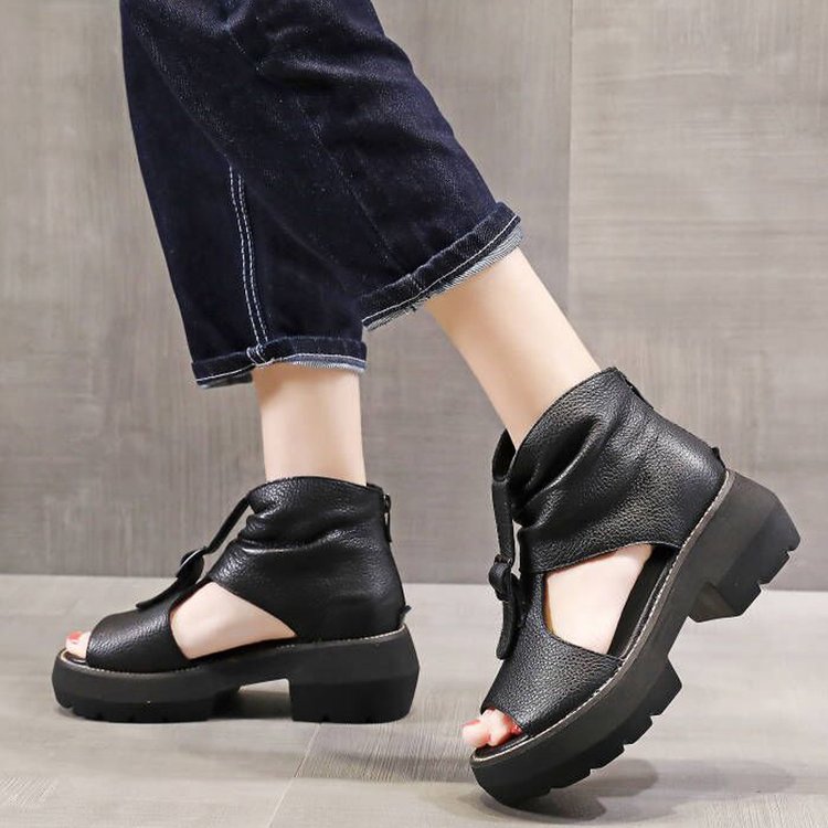 PU-Keilsandalen für Damen - Boty