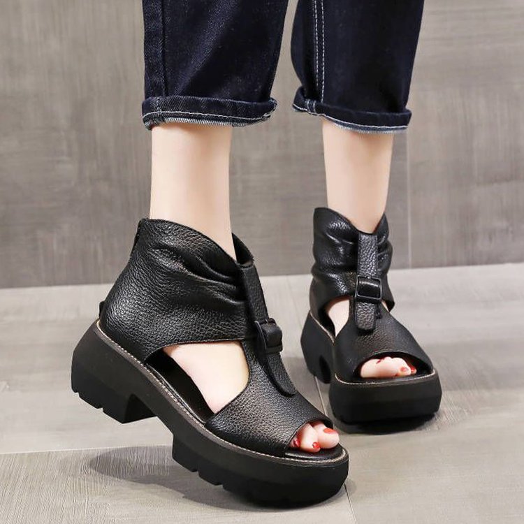 PU-Keilsandalen für Damen - Boty