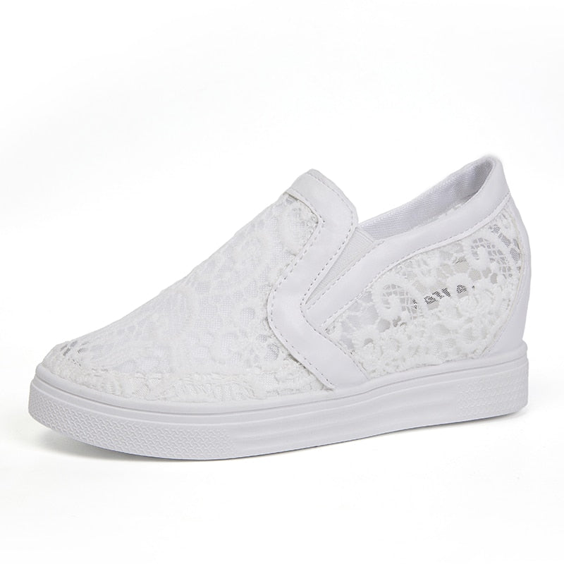Chaussures en dentelle Blanca