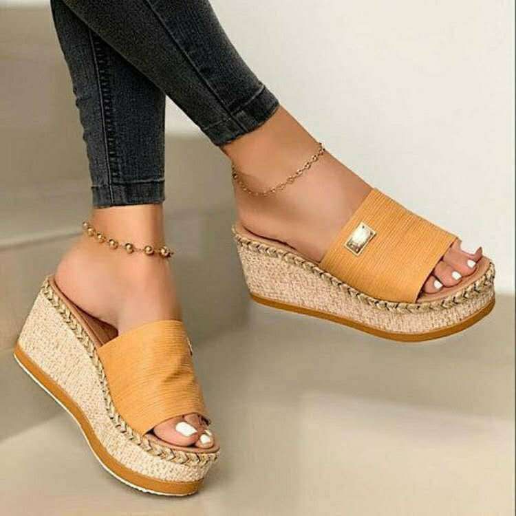 Plateausandalen mit Keilabsatz für Damen - Espada
