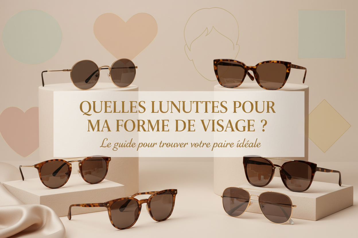 Choisir ses lunettes top de soleil pour sublimer votre visage : Quelles montures pour votre visage ?