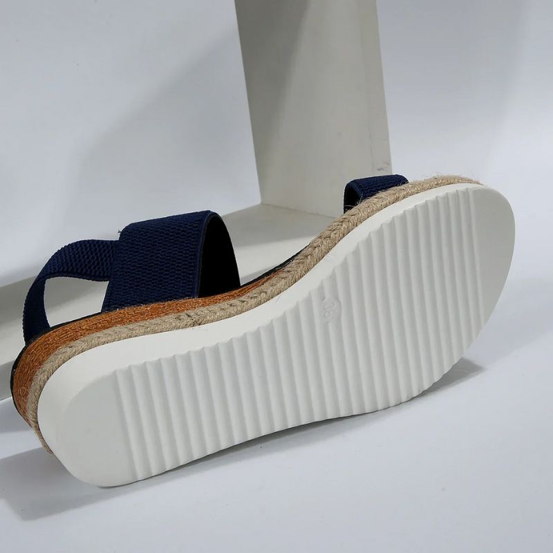 Sandales Confortables Compensées pour Femme