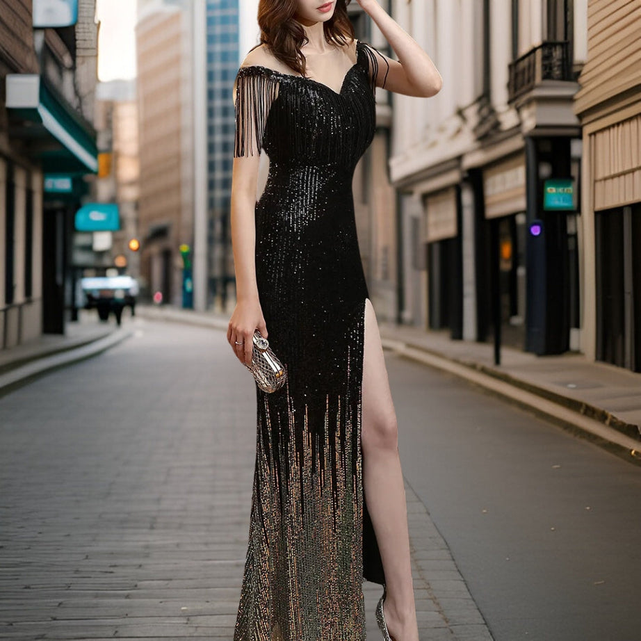 Ilva - Robe de soirée à paillettes