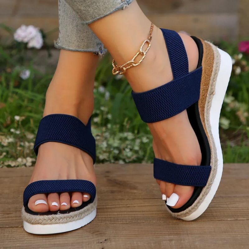 Sandales Confortables Compensées pour Femme