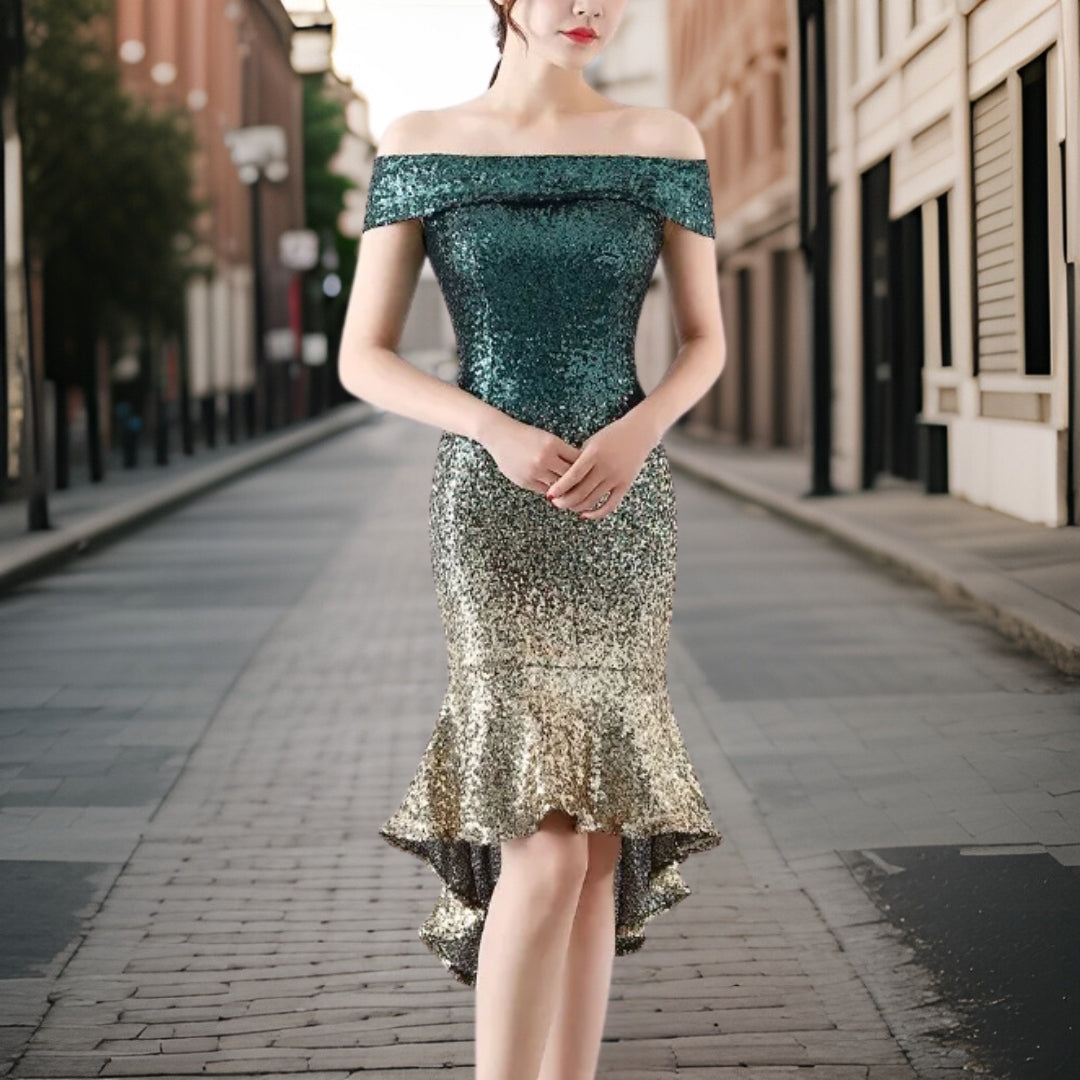 Elegantes Minikleid mit Pailletten von Loretta