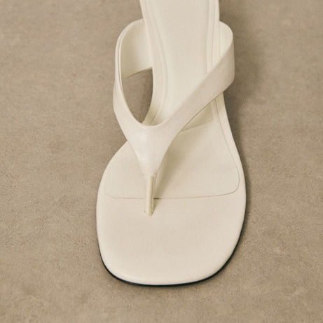 Sandales à Talons Fins avec Bout Carré et Brides Fines
