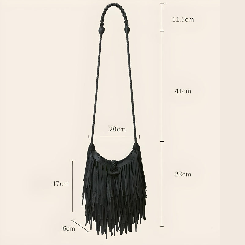 Sac Bandoulière Femme à Franges