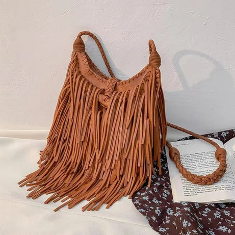 Sac Bandoulière Femme à Franges