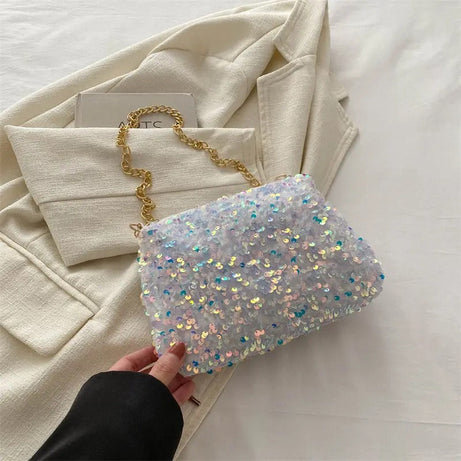 Petit sac à main paillette