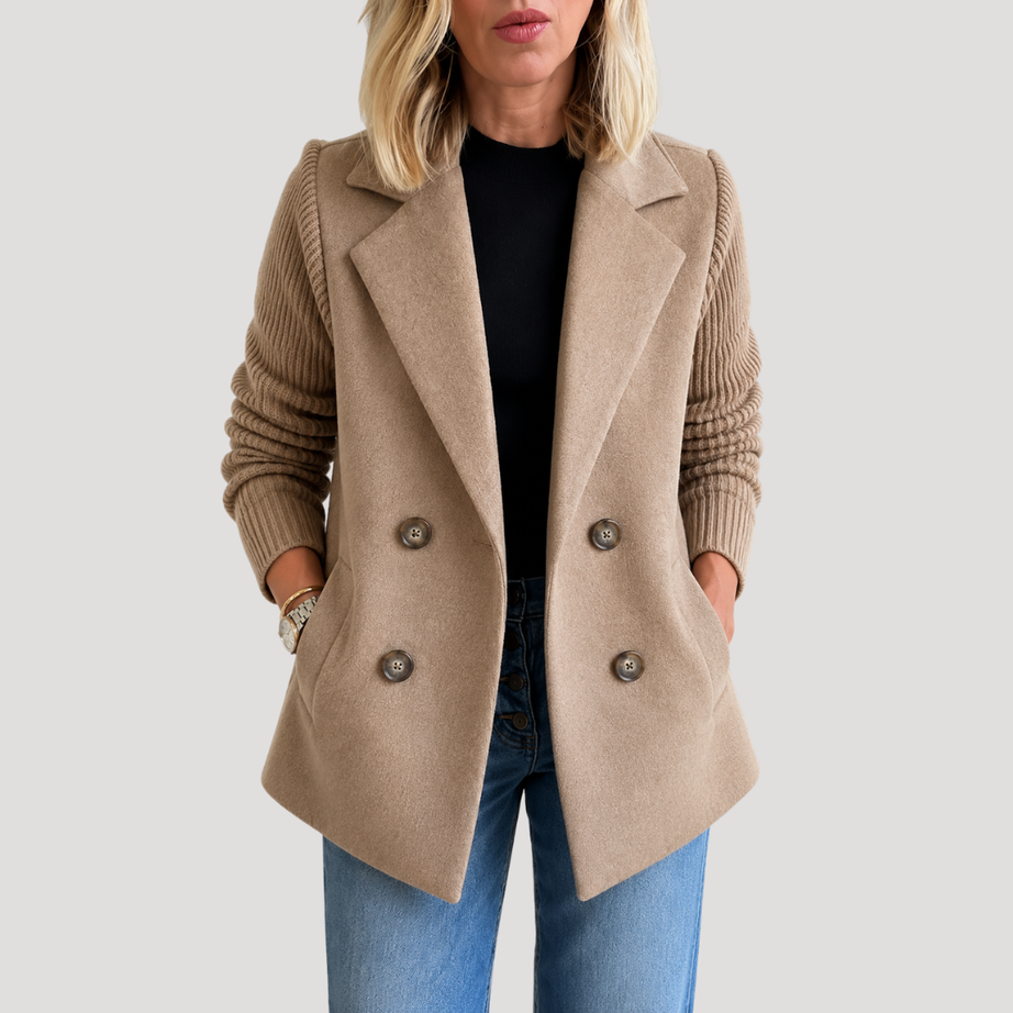 Blazer Croisé Femme Double Boutonnage Chic