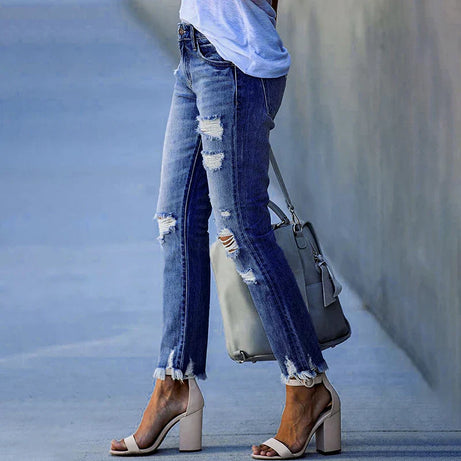 Lelia | Jeans en détresse
