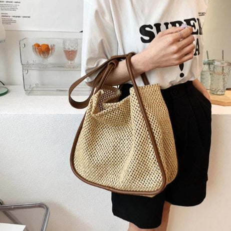Sac Fourre Tout en Paille