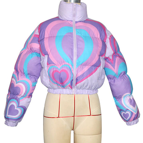 Doudoune à bulles rose - Bobby Heart