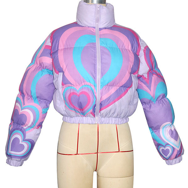 Doudoune à bulles rose - Bobby Heart