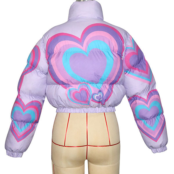 Doudoune à bulles rose - Bobby Heart