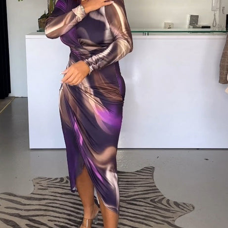 OLIVIA - ROBE de soirée MIDI CHIC