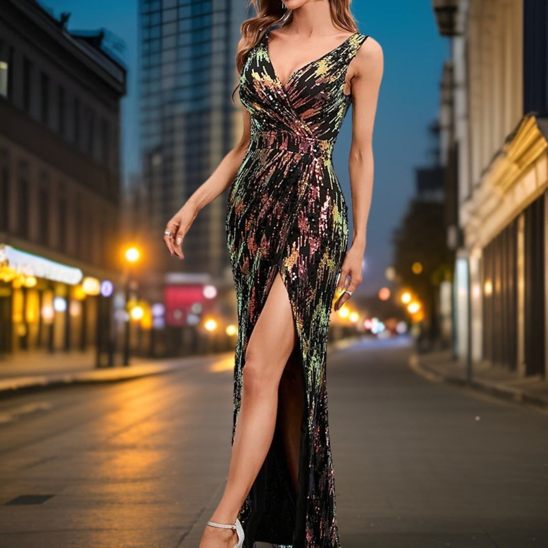 Nath – Verführerisches Abendkleid mit Pailletten 